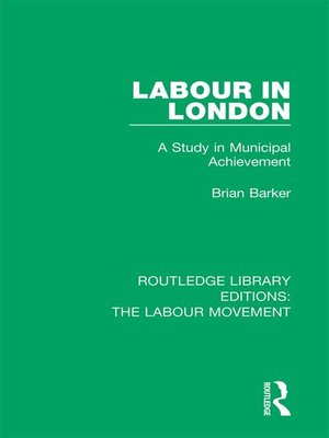 cover image of Labour in London